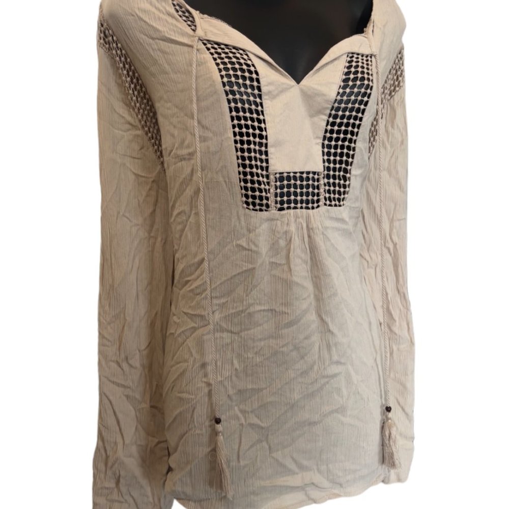 Women's Boho-Style Long Sleeve Top XXL